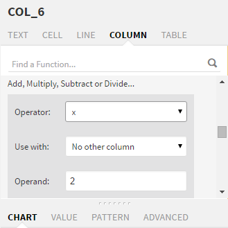 operation sur une celulle talend data prep