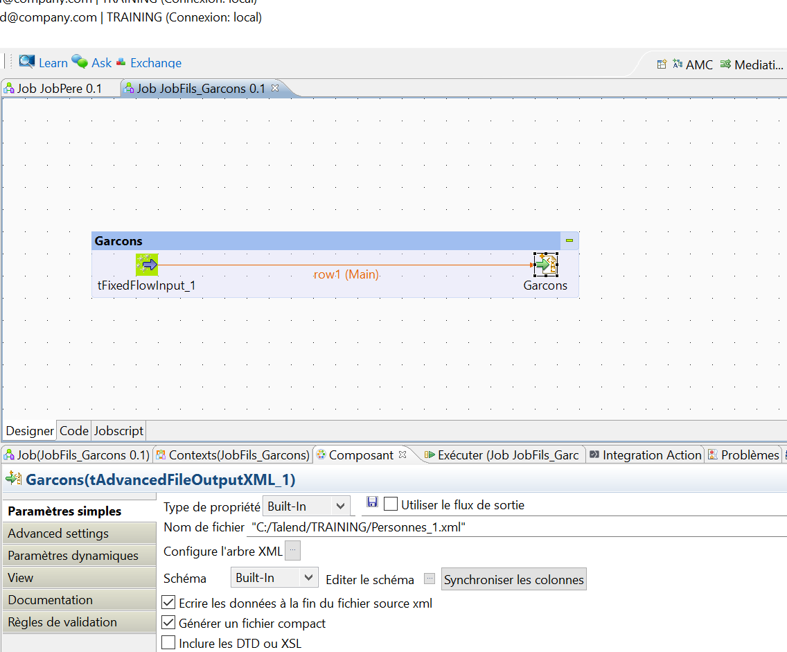 talend réduire temps traitement xml 6