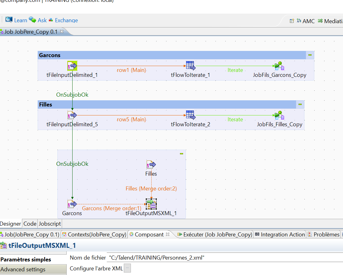 talend réduire temps traitement xml 8