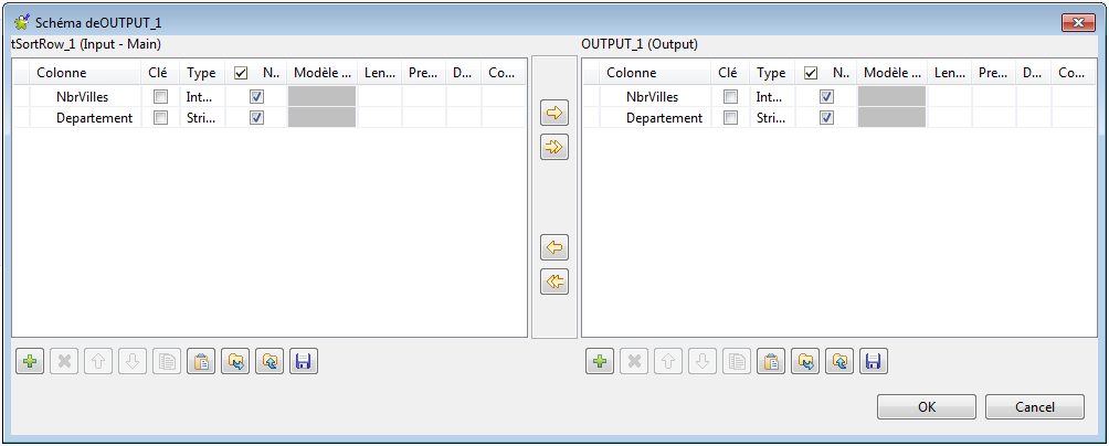 job talend joblet schema output