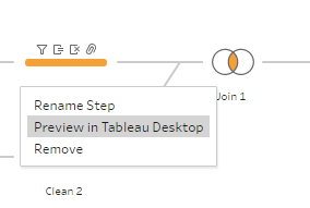 tableau prep union data preparation transformation bdd