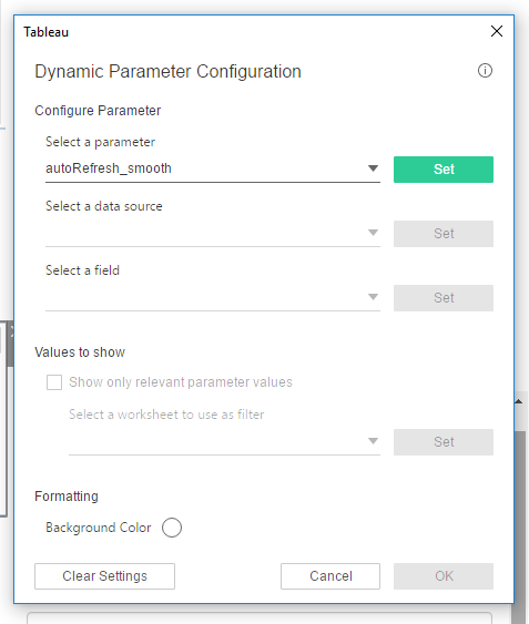 tableau extension data driven