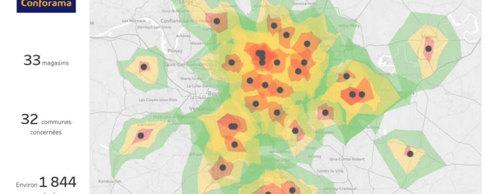 isochrones tableau map carto