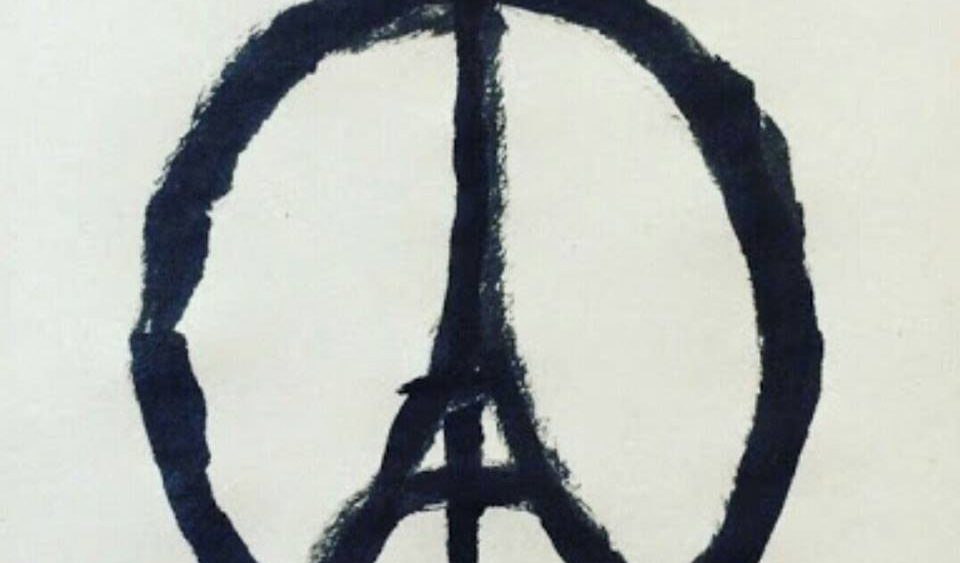 pray for paris logo attentats 2015