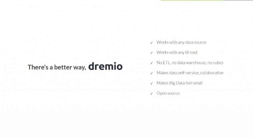 dremio there's a better way