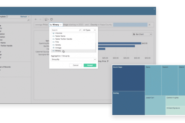 tableau 2019.1 ask data