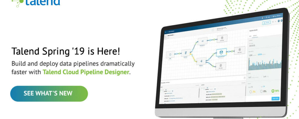 talend spring 19 pipeline designer