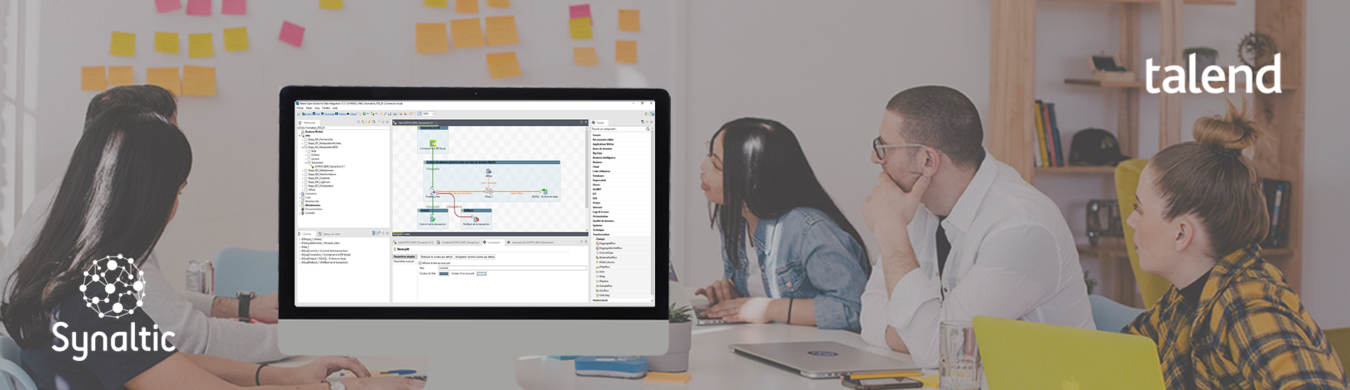bandeau du partenaire Talend c’est quoi ?