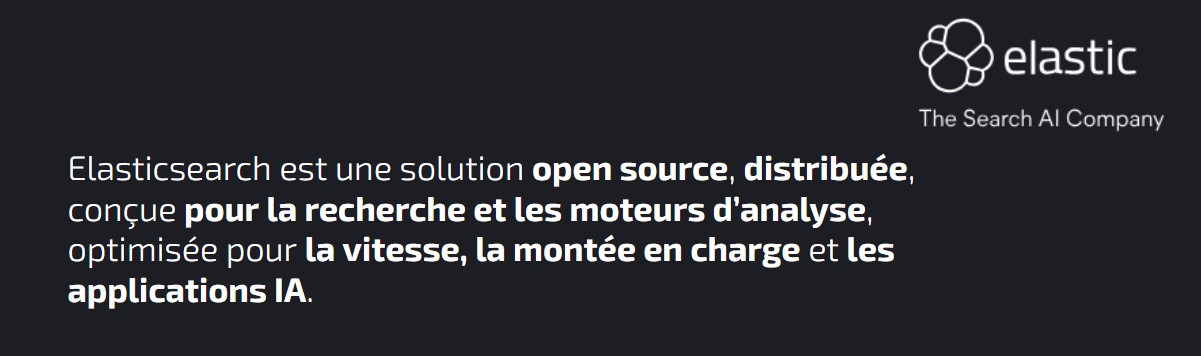 bandeau du partenaire ElasticSearch c&rsquo;est quoi ?